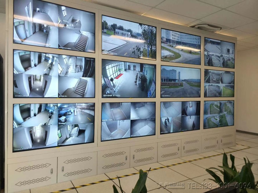 河池地区高清视频监控拼接屏安装